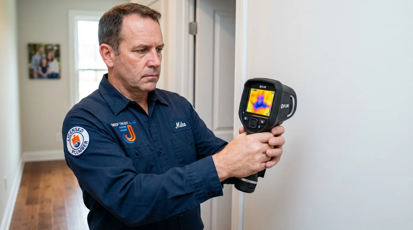 Thermal imaging leak detection by Johns Plumbing LLC in Sundance